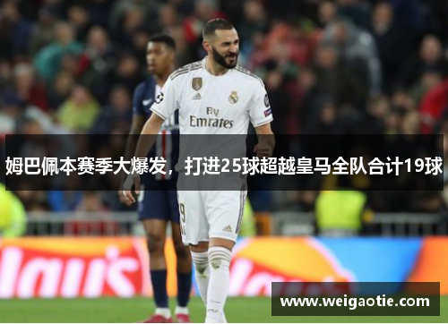 姆巴佩本赛季大爆发，打进25球超越皇马全队合计19球